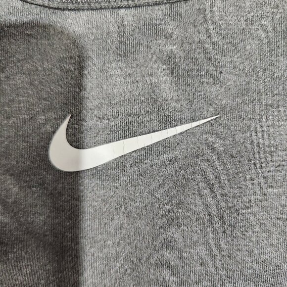 Nike Pro Dri-Fit Gray Medium Racerback Sports Bra - Picture 3 of 9